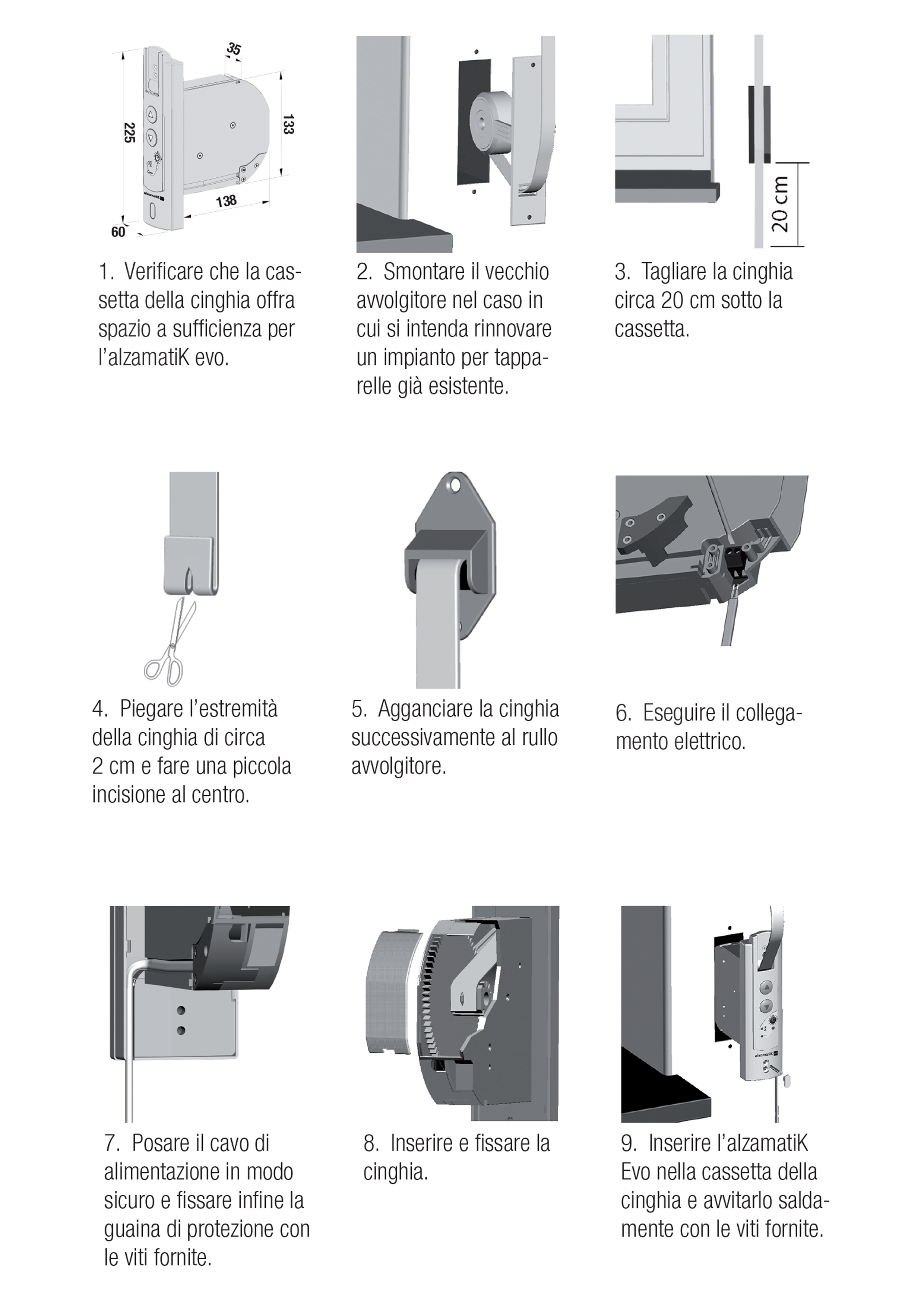 Montaggio AlzamatiK Evo