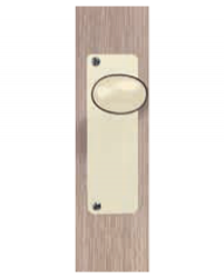 Alluminio Crema per Apertura Centrale con Pomolo in ABS